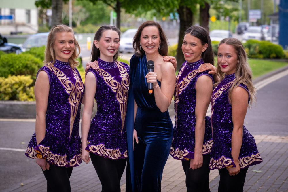 Irish Dancers & Artists at the Launch of Celtic Steps in Tralee.