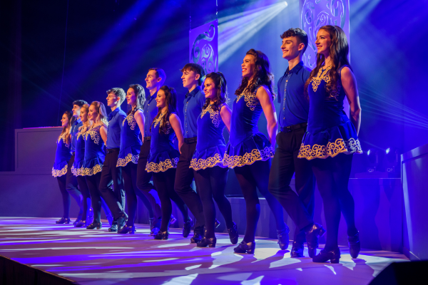 Celtic Steps Dancers performing on stage at the Gleneagle in Killarney during the summer show.